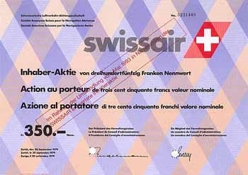 Swissair Schweizerische Luftverkehr-AG