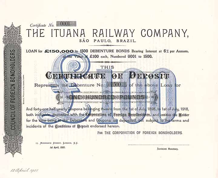 Ituana Railway Co. (Sao Paul, Brazil)