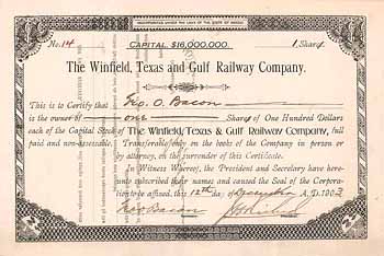 Winfield, Texas & Gulf Railway