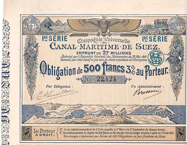 Cie. Universelle du Canal Maritime de Suez