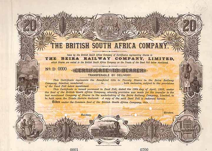 British South Africa Co. (Beira Railway)