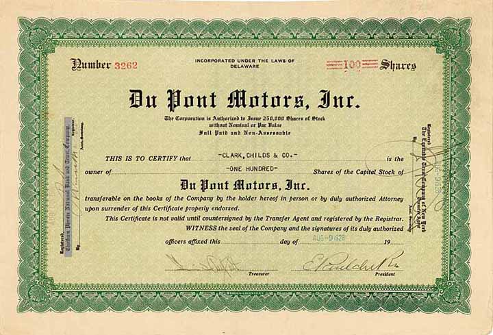 Du Pont Motors, Inc.