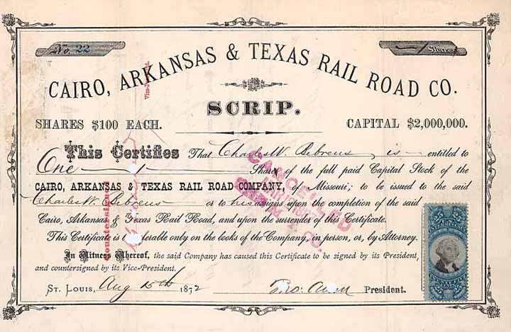 Cairo, Arkansas & Texas Railroad