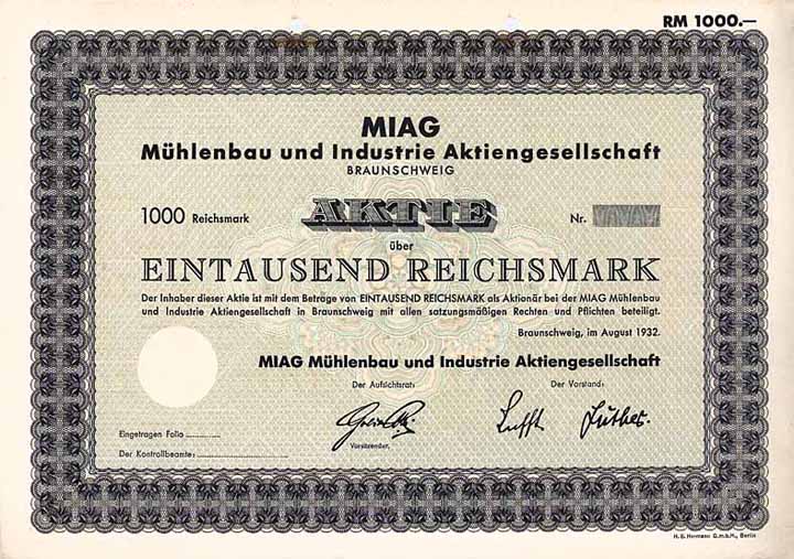 MIAG Mühlenbau und Industrie AG