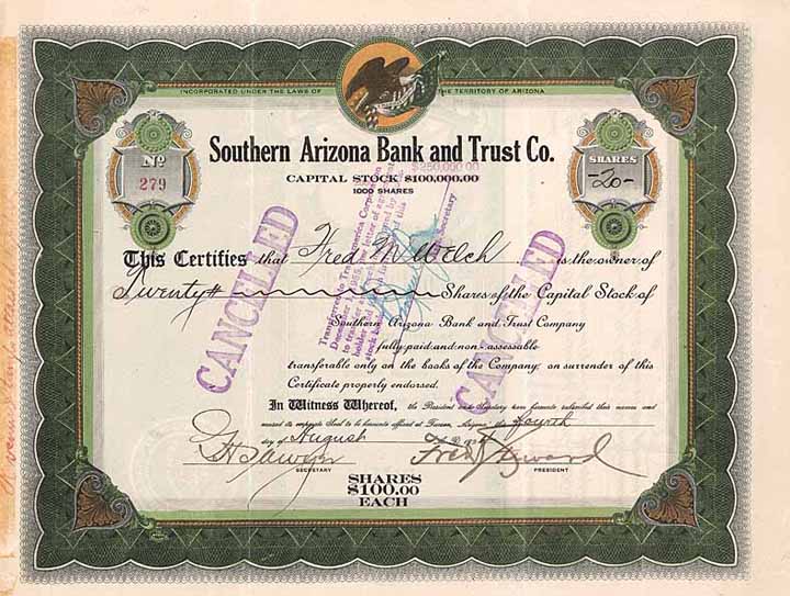 Southern Arizona Bank & Trust Co.