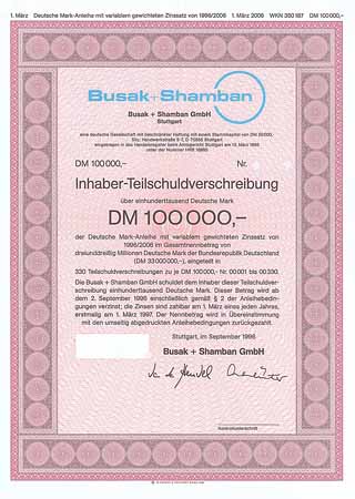 Busak + Shamban GmbH