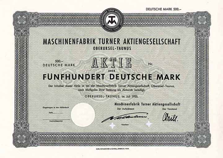 Maschinenfabrik Turner AG