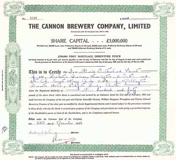 The Cannon Brewery Co., Ltd.