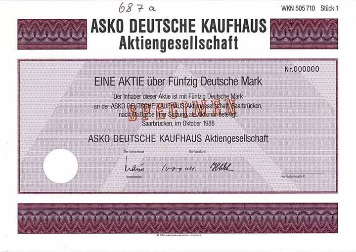 ASKO Deutsche Kaufhaus AG