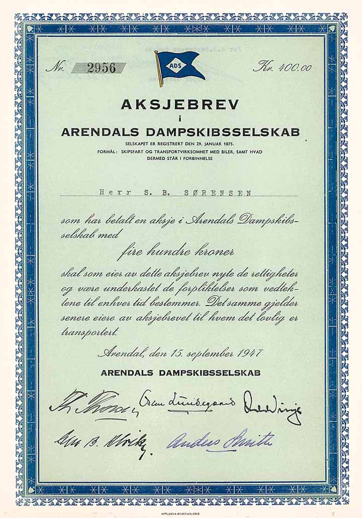 Arendals Dampskibsselskab