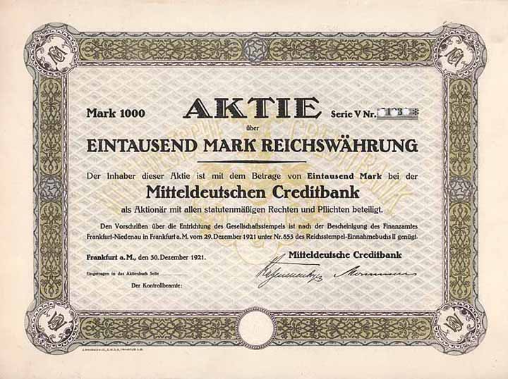 Mitteldeutsche Creditbank