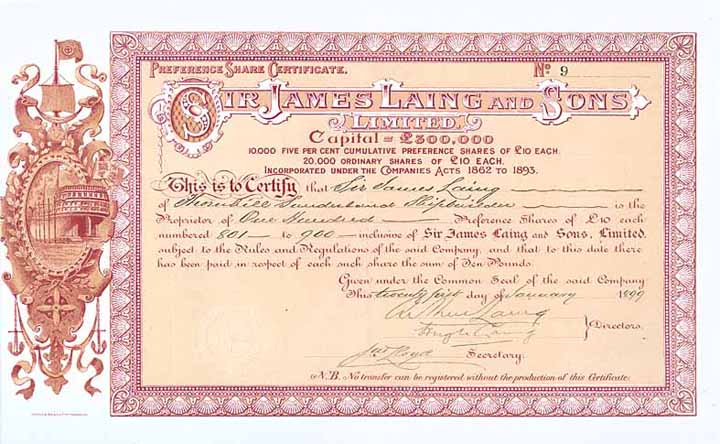 Sir James Laing & Sons Ltd.