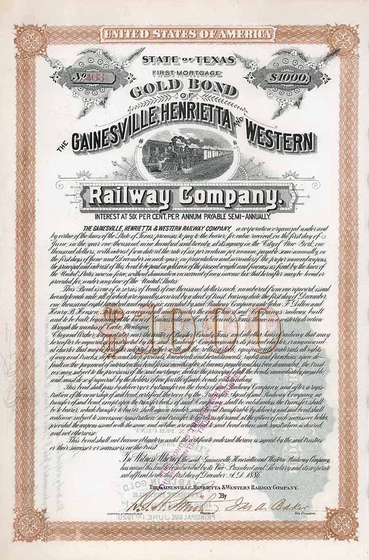 Gainesville, Henrietta & Western Railway