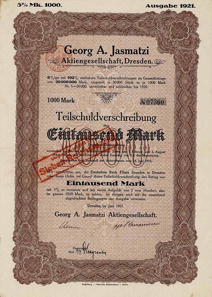 Georg A. Jasmatzi AG