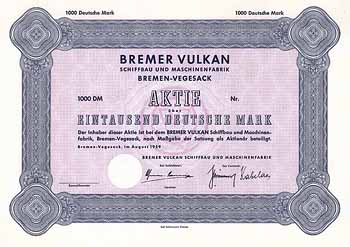 Bremer Vulkan Schiffbau und Maschinenfabrik