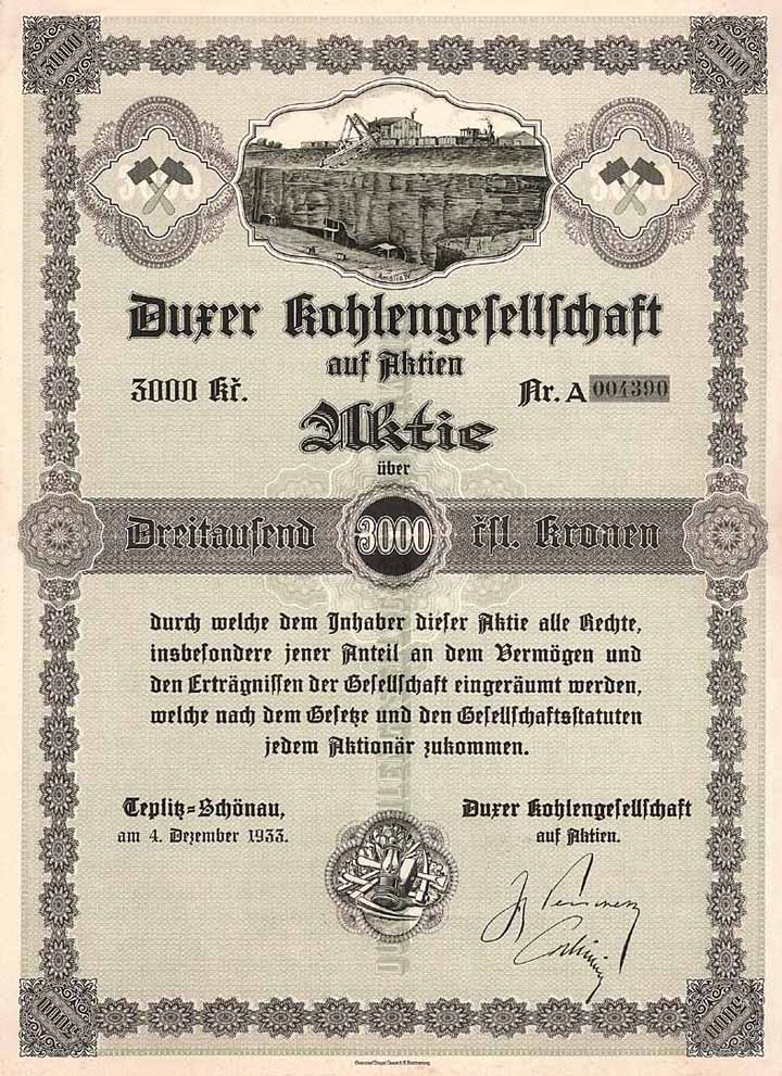 Duxer Kohlengesellschaft a.A.
