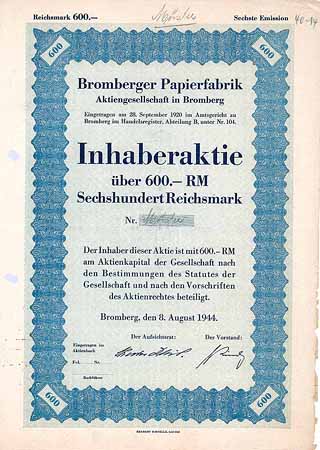 Bromberger Papierfabrik AG
