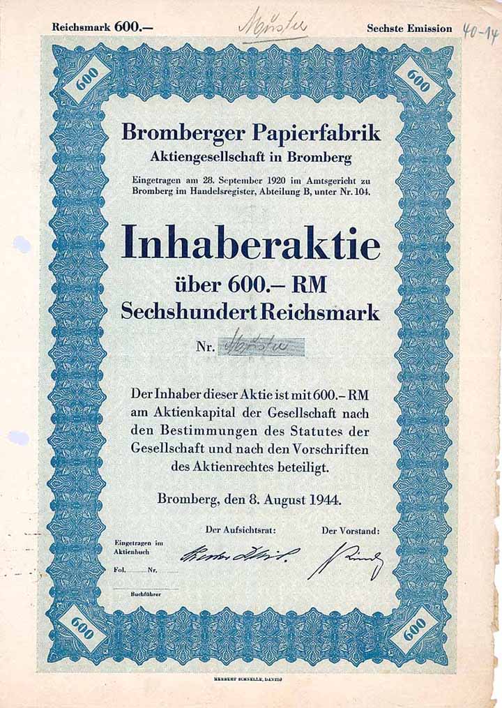 Bromberger Papierfabrik AG