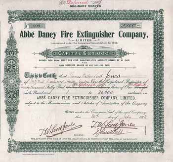 Abbé Daney Fire Extinguisher Co.