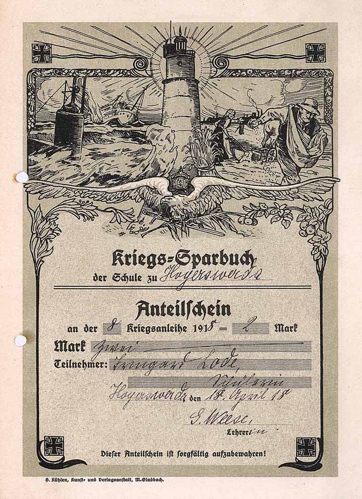 Deutsches Reich - 8. Kriegsanleihe
