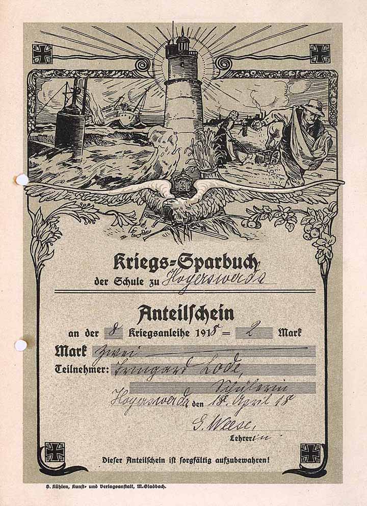 Deutsches Reich - 8. Kriegsanleihe