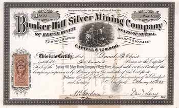 Bunker Hill Silver Mining Co.