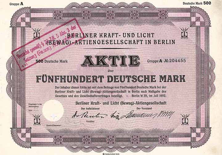 Berliner Kraft- und Licht (Bewag)-AG