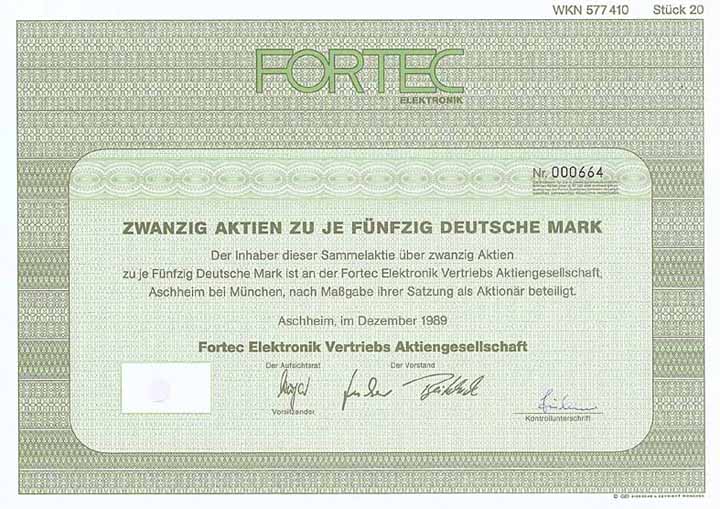 Fortec Elektronik Vertriebs AG