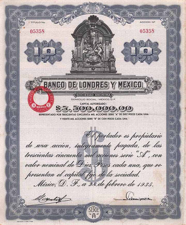 Banco de Londres y Mexico S.A.