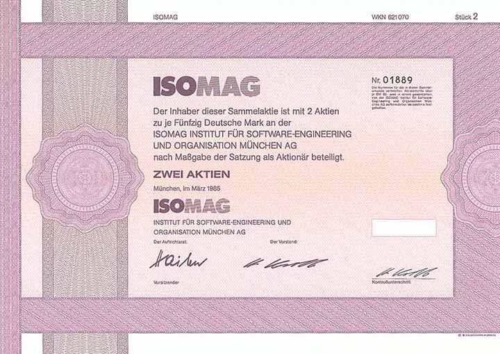 ISOMAG Institut f. Software-Engineering u. Organisation