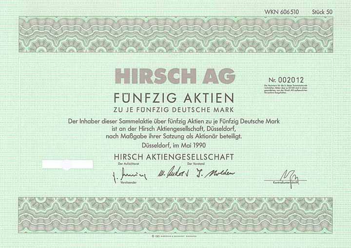 Hirsch AG