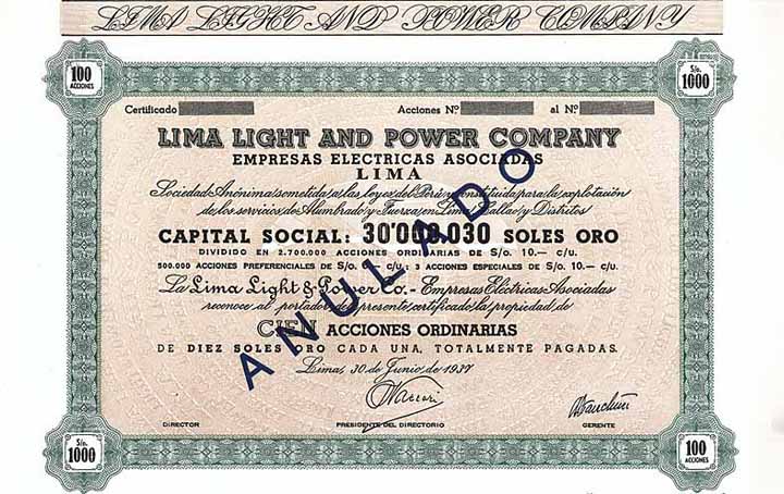 Lima Light & Power Co.