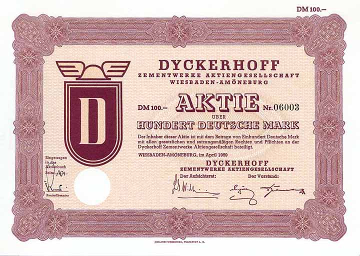 Dyckerhoff Zementwerke AG