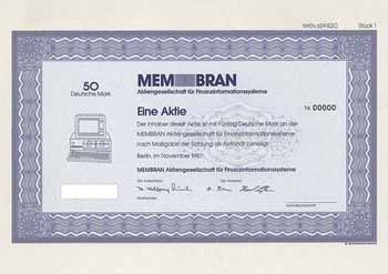 MEMBRAN AG für Finanzinformationssysteme