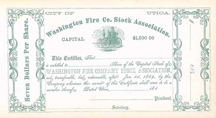 Washington Fire Co. Stock Association