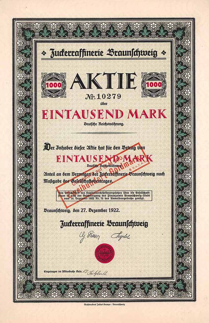 Zuckerraffinerie Braunschweig