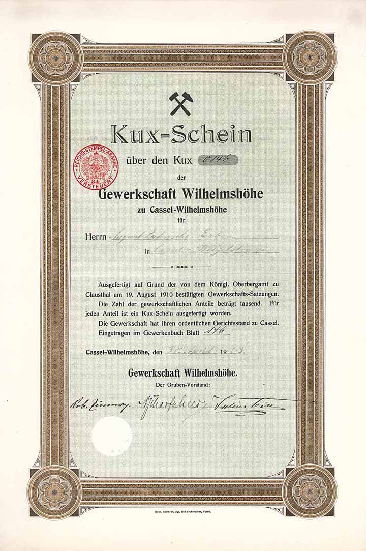 Gewerkschaft Wilhelmshöhe