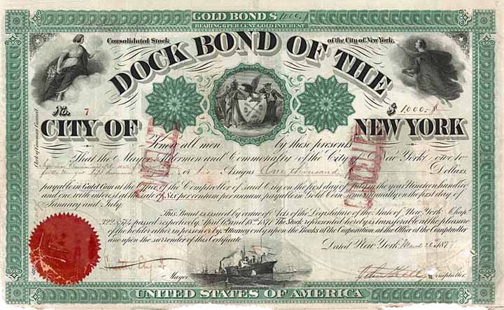 City of New York - Dock Bond