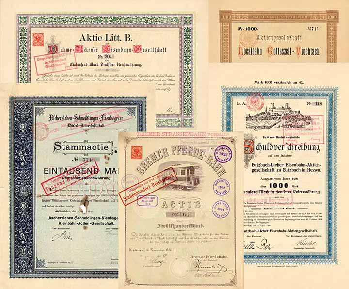 Deutschland - hochwertige Eisenbahnsammlung (21 Stücke)