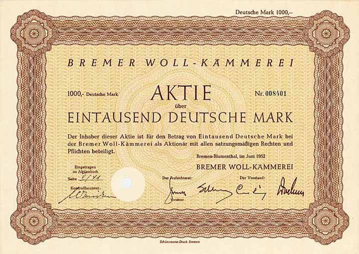 Bremer Woll-Kämmerei