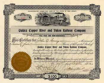 Valdez, Copper River & Yukon Railway