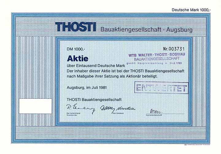 THOSTI Bau-AG