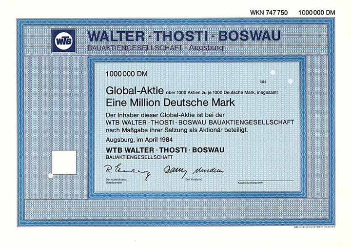 WTB Walter Thosti Boswau Bau-AG