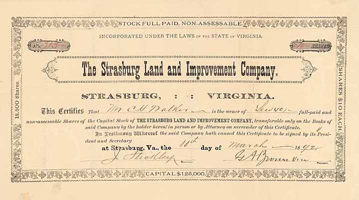 Strasburg Land and Improvement Co.