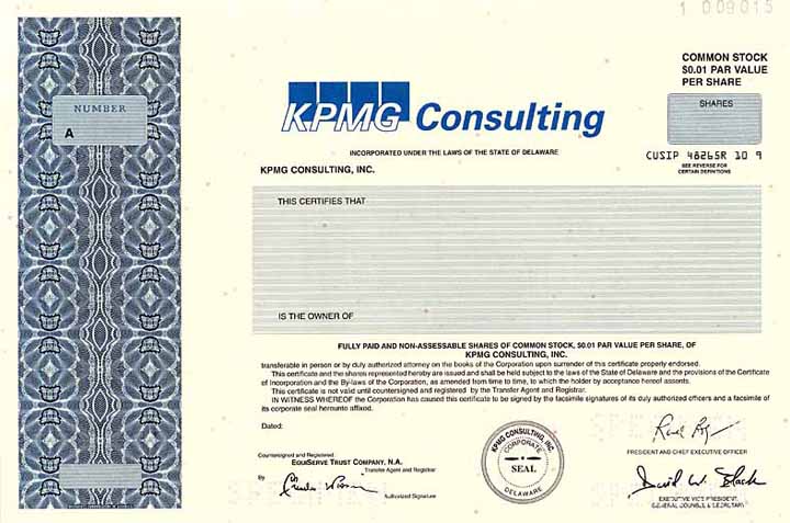 KPMG Consulting, Inc.