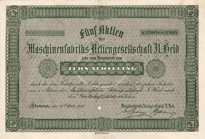 Maschinenfabriks-AG N. Heid