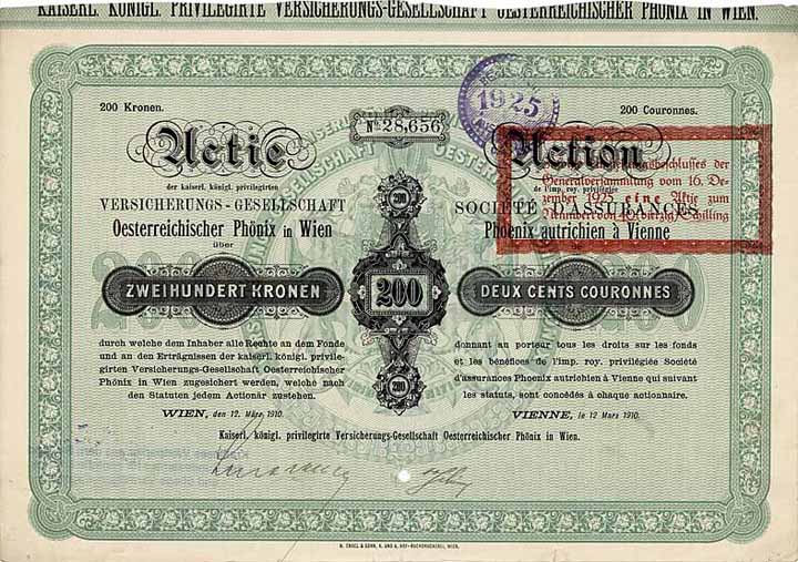 k.k.priv. Versicherungs-Gesellschaft Oesterreichischer Phönix