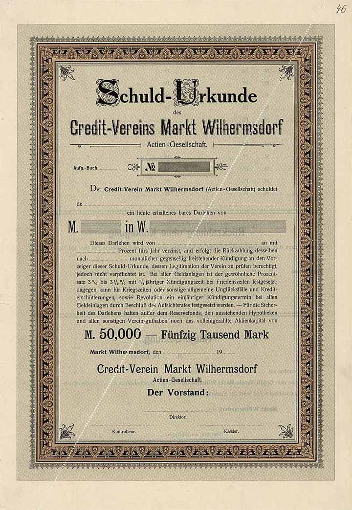 Credit-Verein Markt Wilhermsdorf