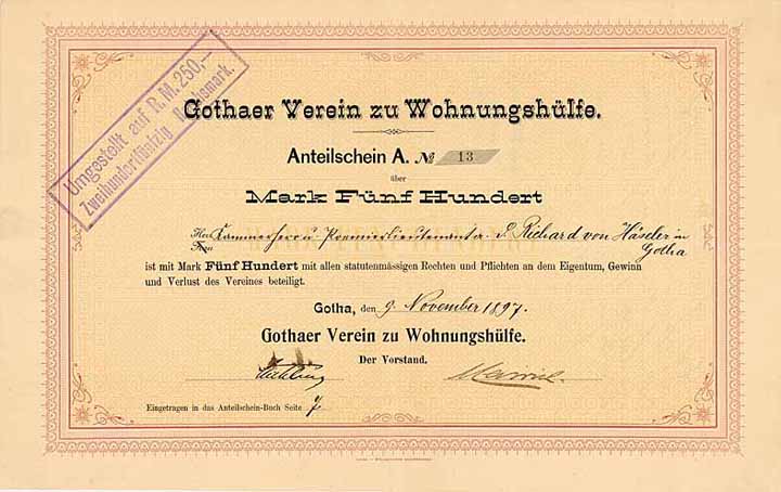 Gothaer Verein zu Wohnungshülfe