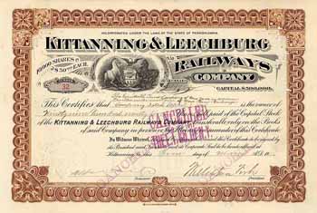 Kittanning & Leechburg Railways